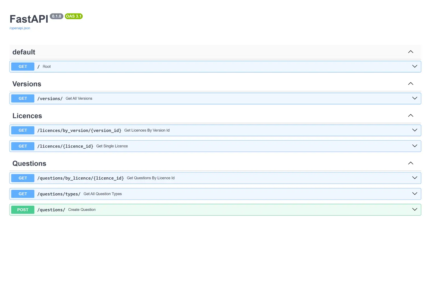 API REST – Banco de Preguntas ANT Ecuador - Imagen 3