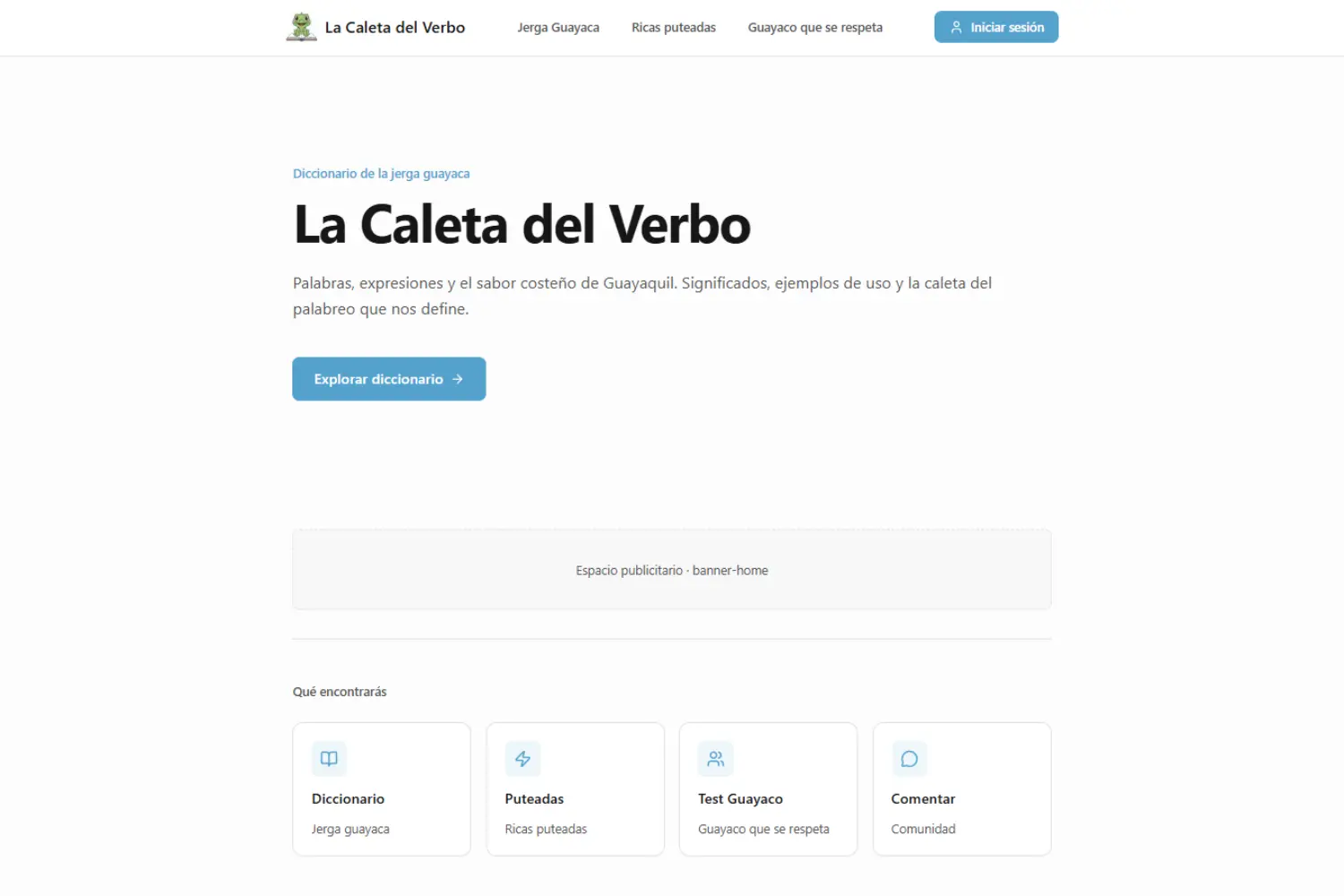 Web/Admin - La Caleta del Verbo
