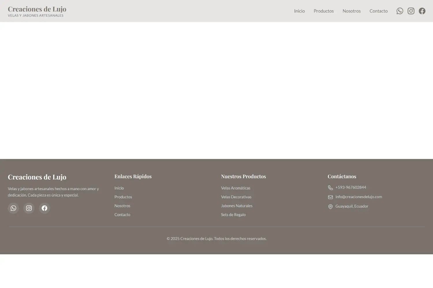 Landing - Creaciones DeLujo - Imagen 4